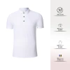 Dynamic Judy quick-drying polo shirt custom work clothes, summer short-sleeved ice silk lapel sports T-shirt with embroidered logo Specification image